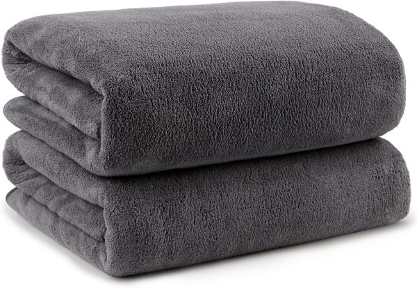 Towels Set Pack of 2(27’’ x 54’’) - Soft Feel Bath Towel Sets, Highly Absorbent Microfiber Towels for Body, Quick Drying, Microfiber Bath Towels for Sport, Yoga, SPA, Fitness
