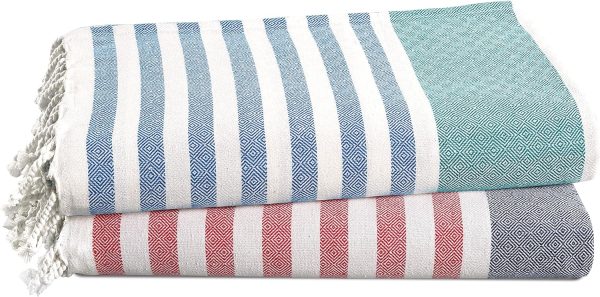 Beach Towels 4 Pack - Beach Towels Oversized, Pre-Washed Extra Large Beach Towel, Absorbent & Quick Dry Beach Towel, No Sand Beach Towel, Pool Towels for Adults, 39"x71"